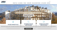 Desktop Screenshot of jhmdevelopment.pl