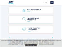 Tablet Screenshot of jhmdevelopment.pl